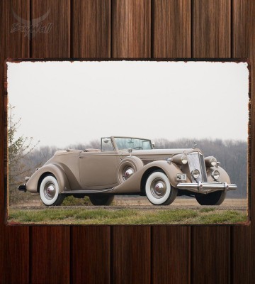Металлическая табличка Packard Twelve Convertible Victoria